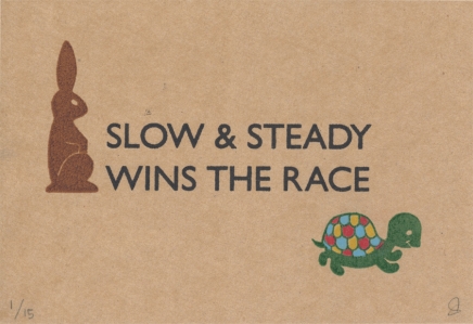 essay on slow and steady win the race